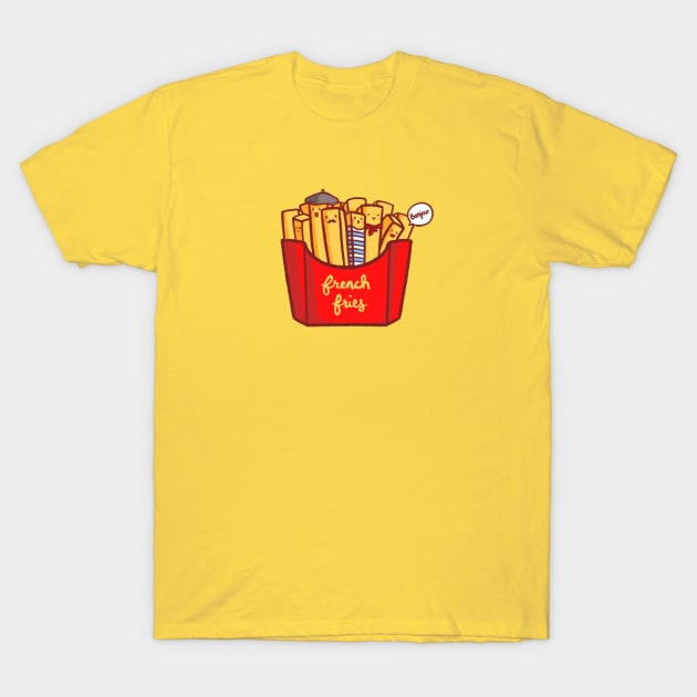 French Fries T-Shirt by mschibious